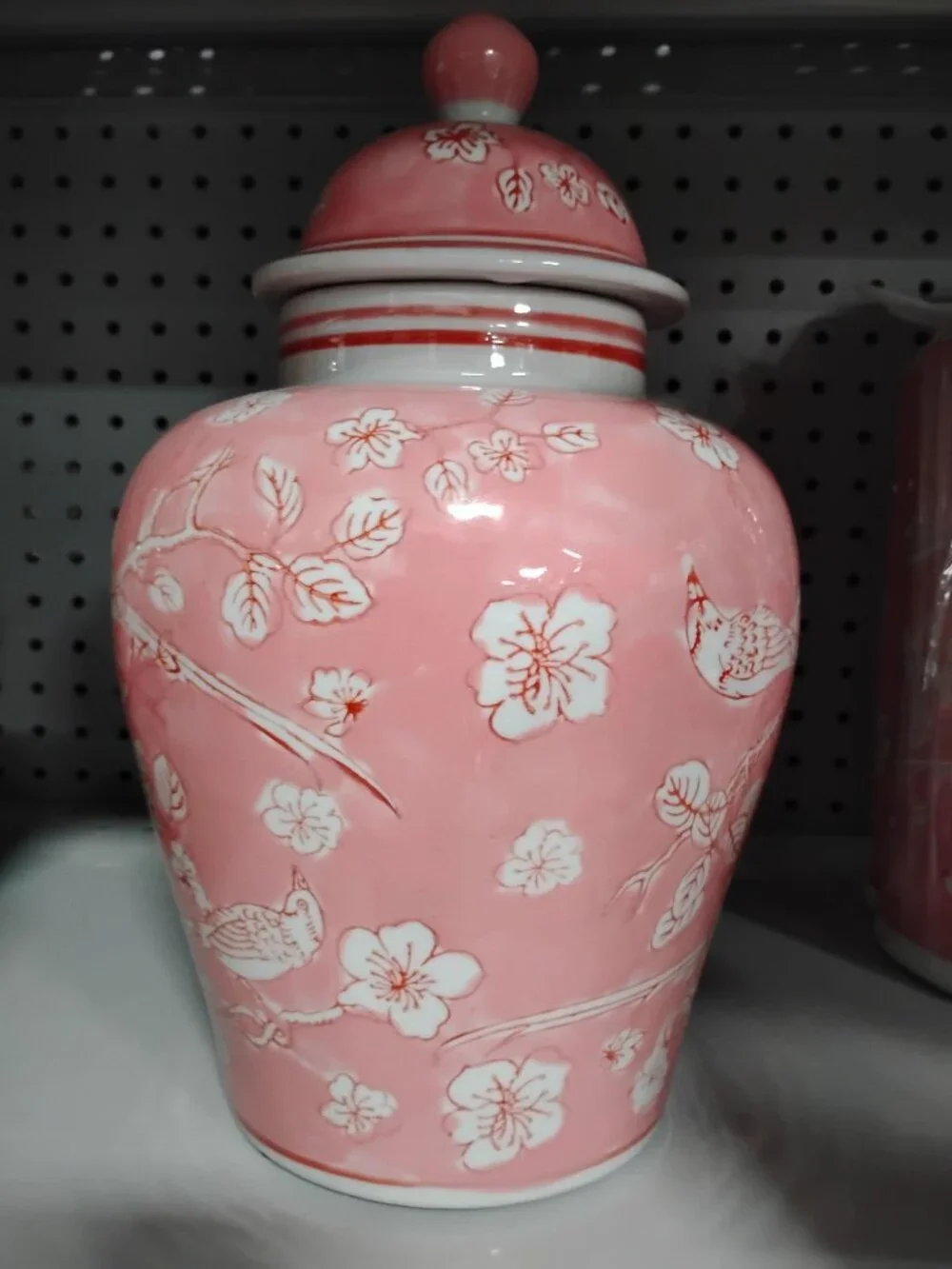 New Ceramic Vase Jar With Lid Multicolor